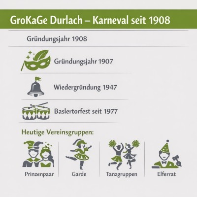 Große Karnevalsgesellschaft Durlach blickt auf lange Vereinsgeschichte